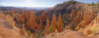 Morning Light at Fairyland Point panorama